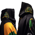 Jamaica Bobsled Officially Licensed Authentic Cool Runnings  Performance  1988 Replica Hoody - Black