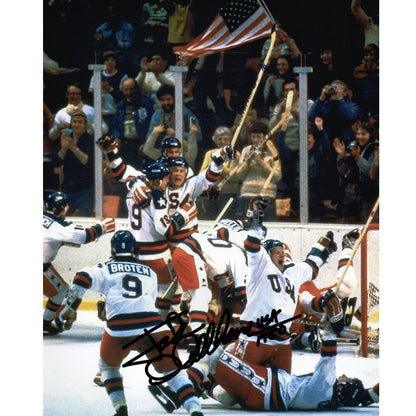 Miracle on Ice 1980 USA Hockey Team Lake Placid Celebration Photo Signed by Jack O'Callahan 5x7