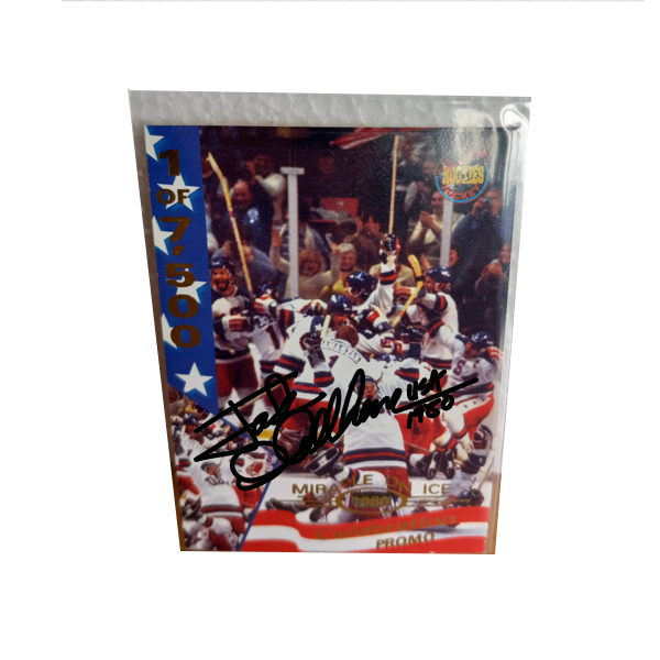Jack O'Callahan Miracle on Ice 1980 USA Hockey Team Lake Placid  Trading Card hand Signed