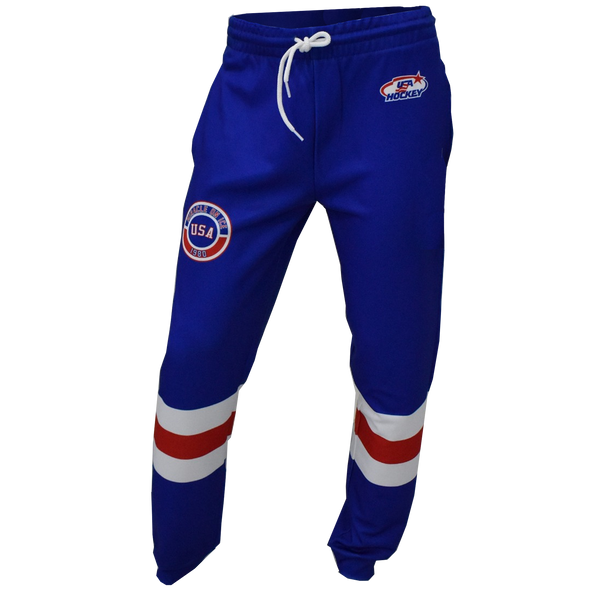 USA Hockey  Miracle on Ice 1980 Jogger Pants YS- Blue