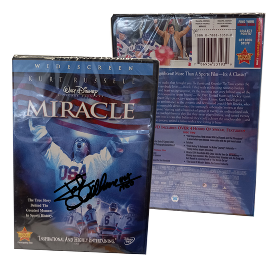 Walt Disney Miracle Movie DVD Signed by Jack O'Callahan