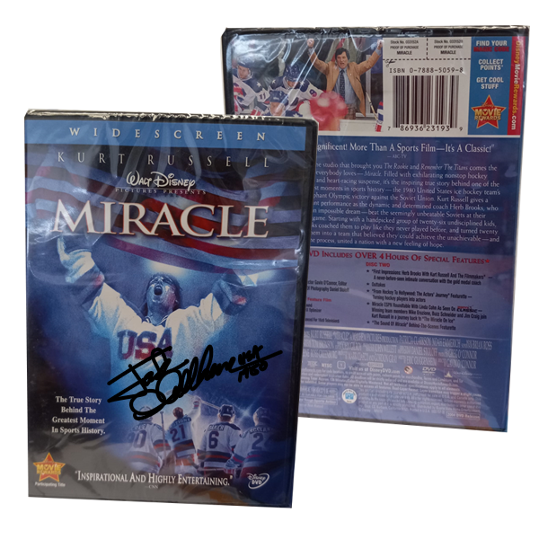 Walt Disney Miracle Movie DVD Signed by Jack O'Callahan