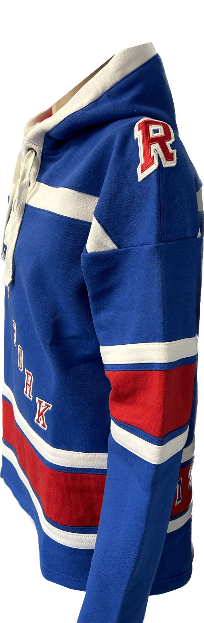 NY RANGERS RETIRED NUMBERS LACE Hoodie- Blue