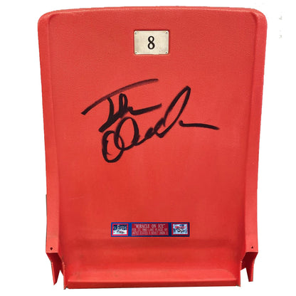 1980 Miracle on Ice Arena Seat Back - Signed by Jack O'Callahan