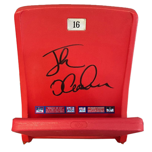 1980 Miracle on Ice Arena Single Seat - Signed by Jack O'Callahan