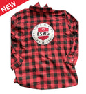 Empire State winter games chenille Buffalo plaid shirt - Red