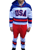 USA Hockey Miracle on Ice 1980 Jersey Authentic Youth Fleece - White Small