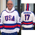Jack O'Callahan USA Hockey Miracle on Ice 1980 Team Jersey Official Hoodie- White