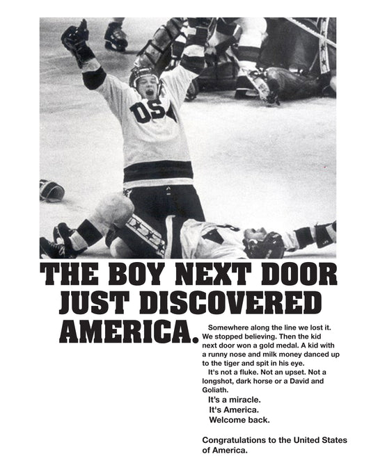 Jack O'Callahan Boy Next Door Photo 8"X10" Miracle on Ice 1980 USA Hockey Team Lake Placid