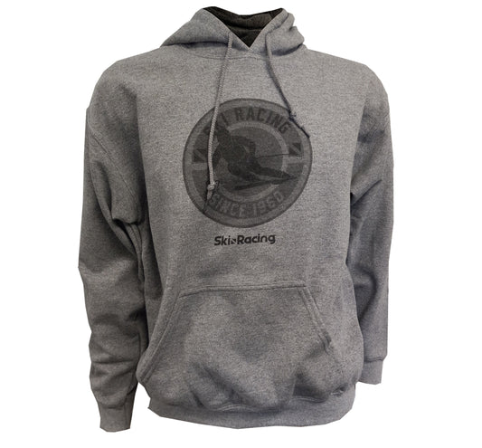 Ski Racing Tonal Hoodie - Gray